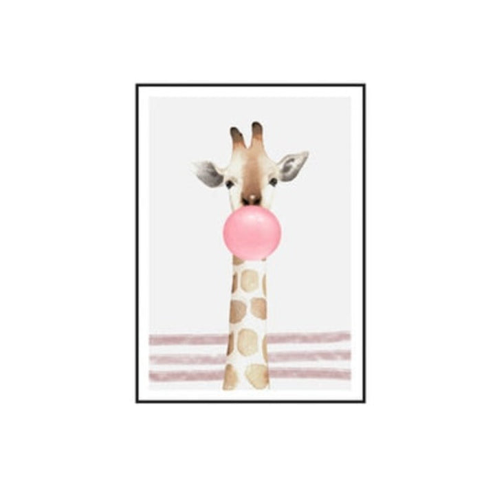 Balloon Party At Woodland - Canvas Wall Art Painting | Bowlift