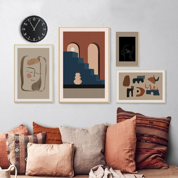 Scandinavian Home Decor - Canvas Wall Art Painting | Bowlift