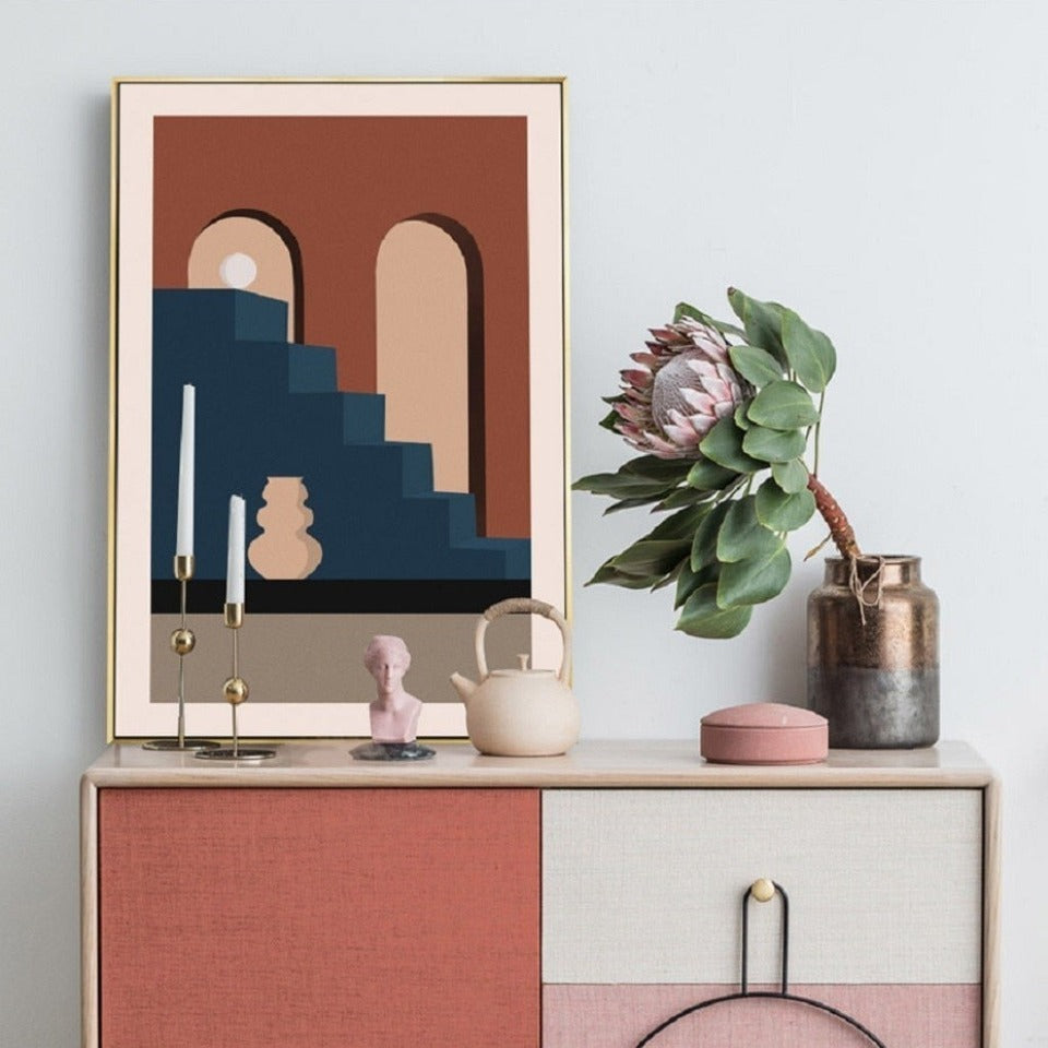 Scandinavian Home Decor - Canvas Wall Art Painting | Bowlift