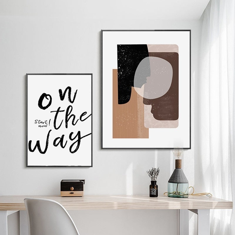Scandinavia Geometric - Canvas Wall Art Painting | Bowlift