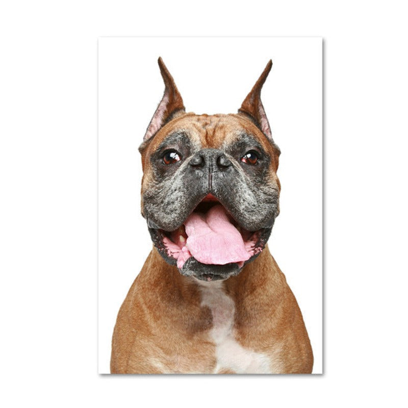 Modern Dog Posters and Prints - Canvas Wall Art Painting | Bowlift