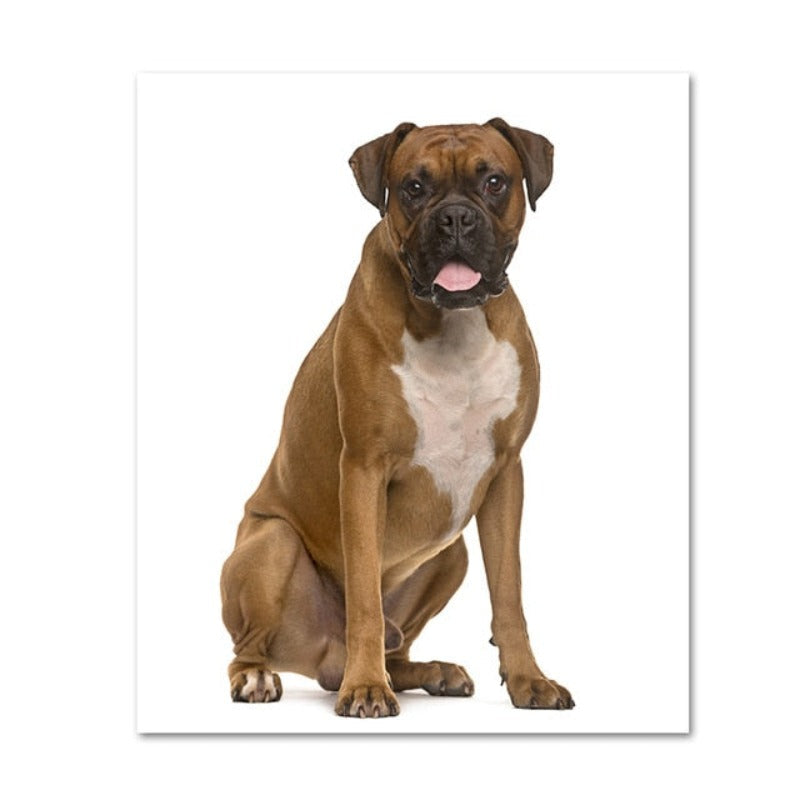 Modern Dog Posters and Prints - Canvas Wall Art Painting | Bowlift