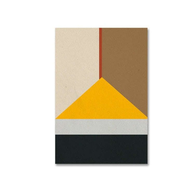 Scandinavia Geometric Prints Poster Nordic - Canvas Wall Art Painting | Bowlift
