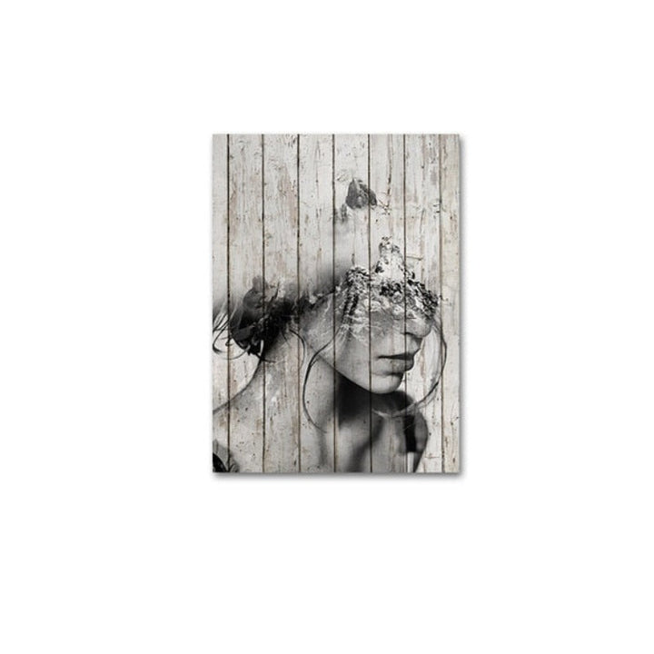Abstract Figure Prints - Canvas Wall Art Painting | Bowlift