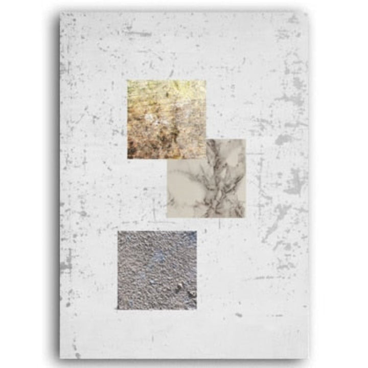 Vintage Abstract Geometric - Canvas Wall Art Painting | Bowlift