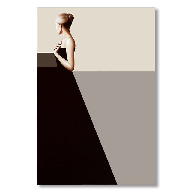 Luxurious Figure Wall Art - Canvas Wall Art Painting | Bowlift