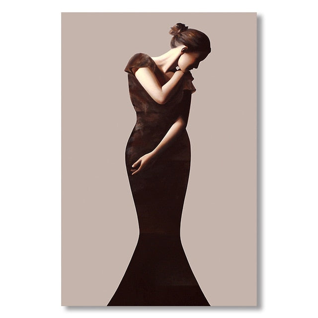 Luxurious Figure Wall Art - Canvas Wall Art Painting | Bowlift