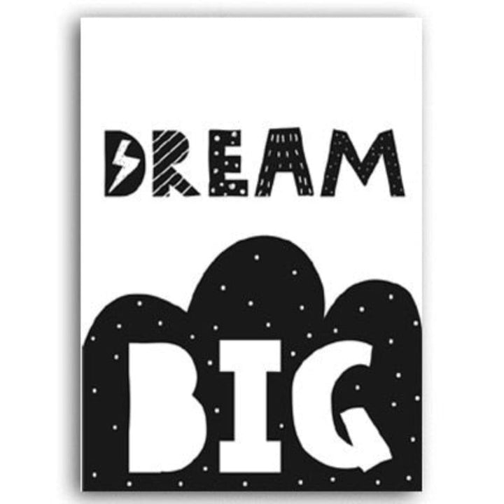 Play Big Dream Big - Canvas Wall Art Painting | Bowlift