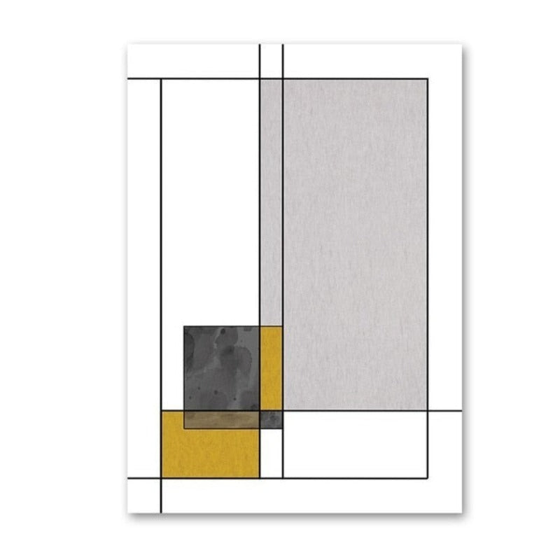 Colored Blocks - Canvas Wall Art Painting | Bowlift