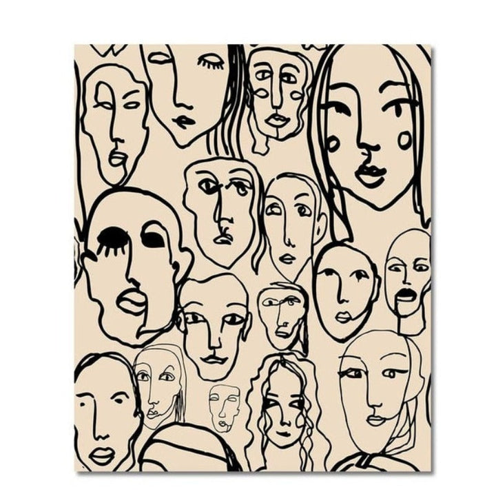 Beautiful Abstract Love-Yourself - Canvas Wall Art Painting | Bowlift