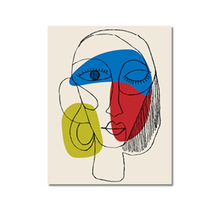 Beautiful Abstract Love-Yourself - Canvas Wall Art Painting | Bowlift