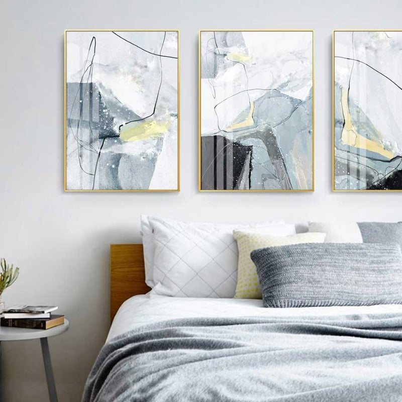 Nordic Marble - Canvas Wall Art Painting | Bowlift