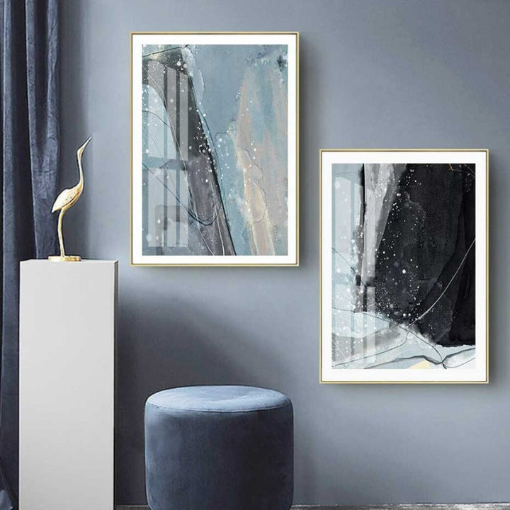 Nordic Marble - Canvas Wall Art Painting | Bowlift