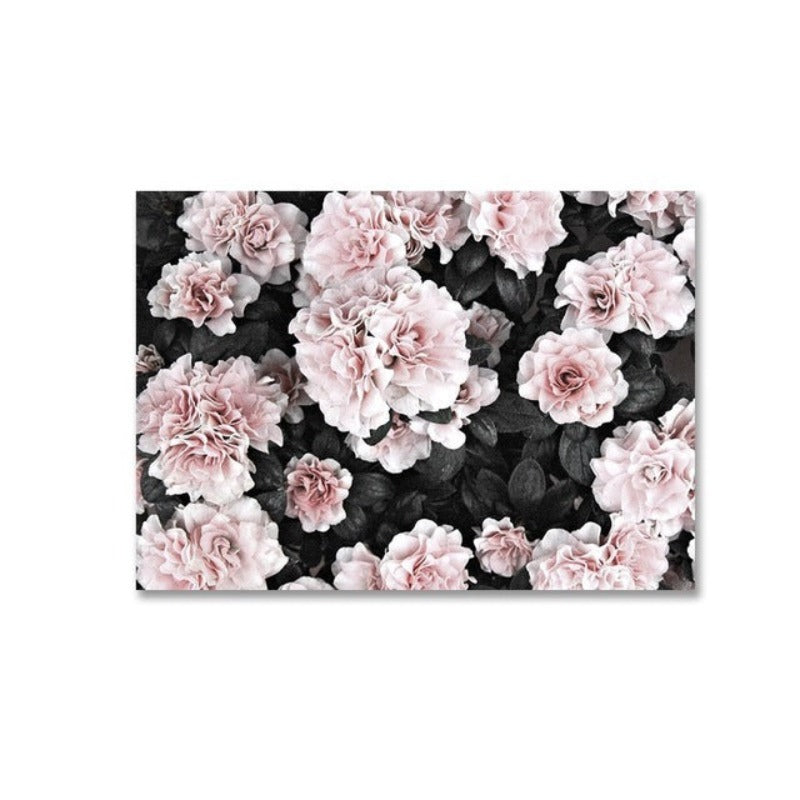 Nordic Scandinavia Floral Pineapple - Canvas Wall Art Painting | Bowlift