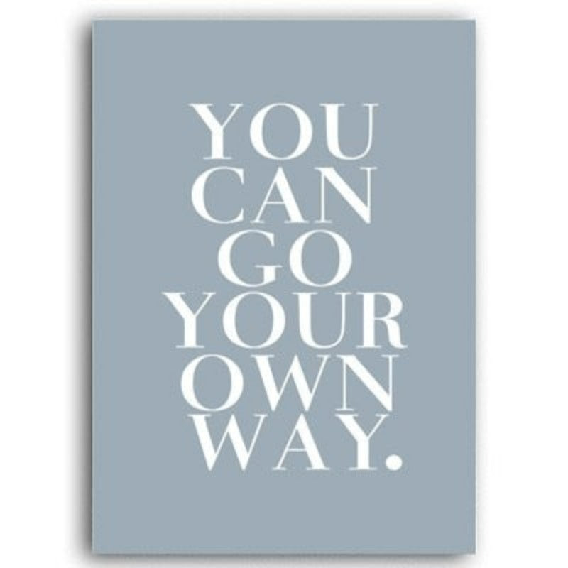 Nordic Landscape Inspiring Quote Posters and Prints - Canvas Wall Art Painting | Bowlift