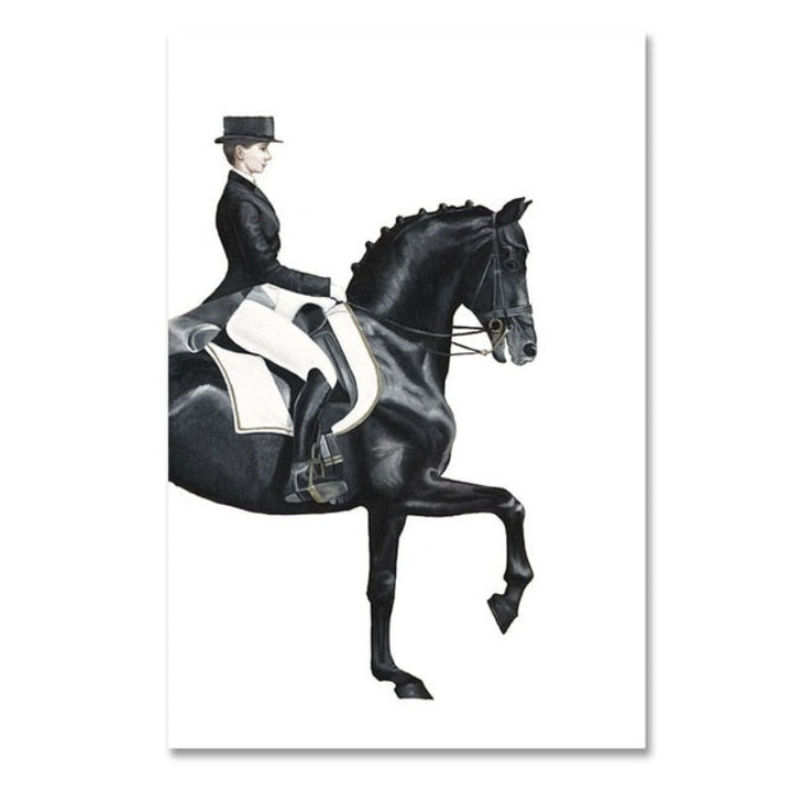 Luxurious Figure Horse  - Canvas Wall Art Painting | Bowlift