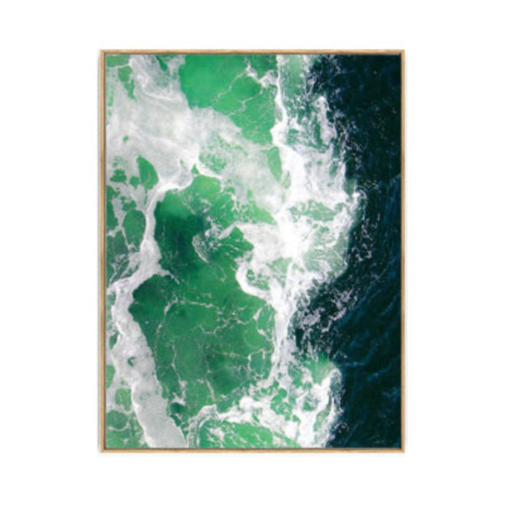Nordic Seascape Inspiring Life Quote - Canvas Wall Art Painting | Bowlift