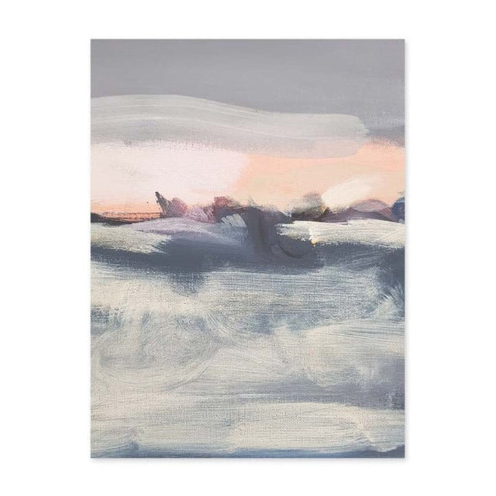 Abstract Sea Scene - Canvas Wall Art Painting | Bowlift
