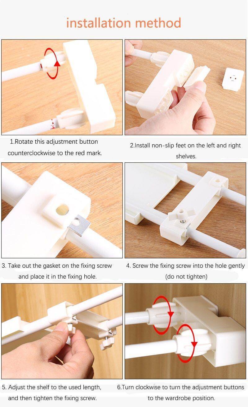 BowLift | No-Drill Adjustable Kitchen Cabinet Organizer Rack