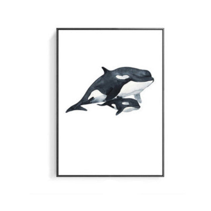 White Shark - Canvas Wall Art Painting | Bowlift