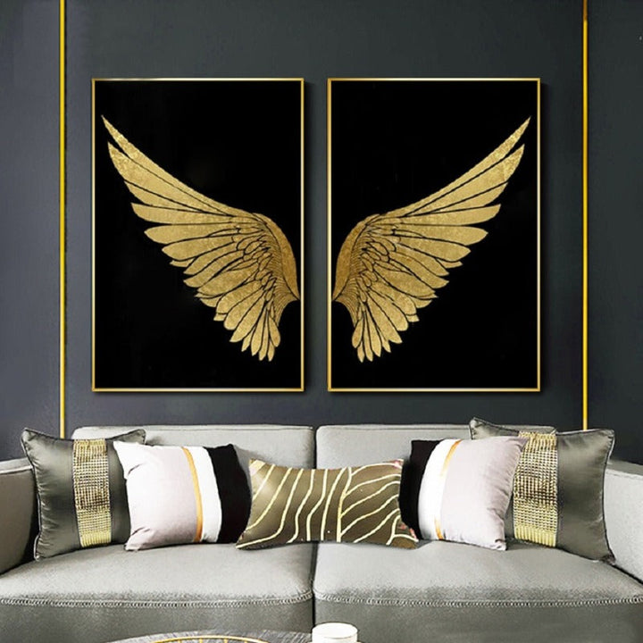Dream Wing Wall Art - Canvas Wall Art Painting | Bowlift
