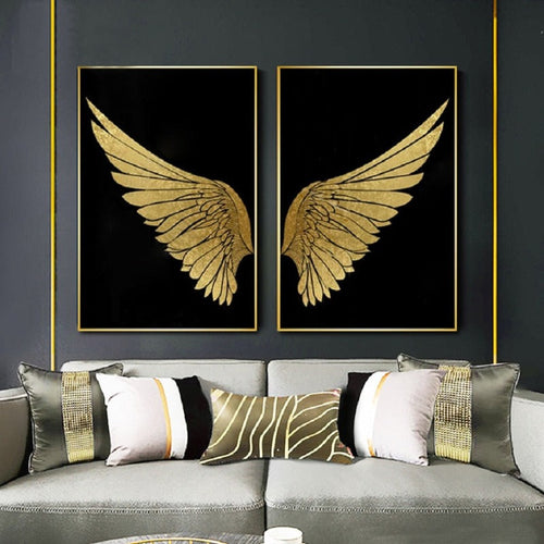 Dream Wing Wall Art - Canvas Wall Art Painting | Bowlift