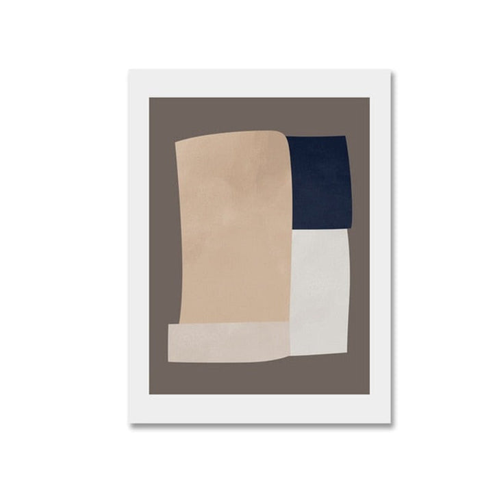 Geometric Europe Figure - Canvas Wall Art Painting | Bowlift