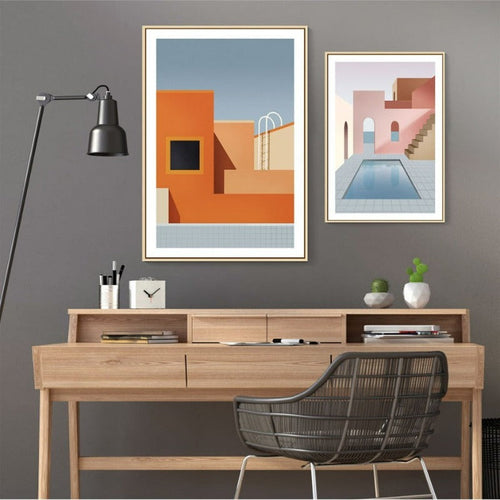 Colors Of City - Canvas Wall Art Painting | Bowlift