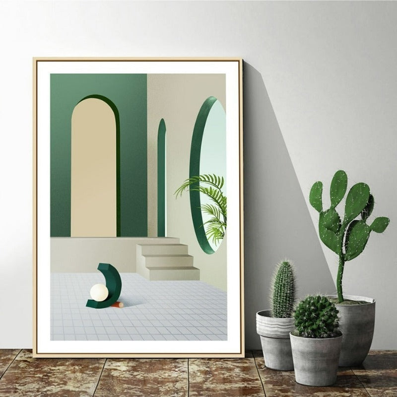 Colors Of City - Canvas Wall Art Painting | Bowlift