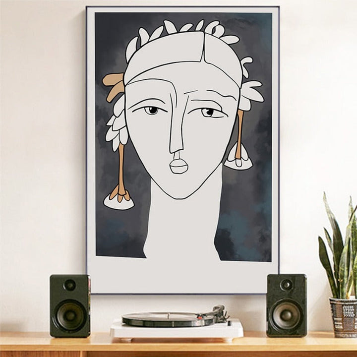 Exotic Female Figures - Canvas Wall Art Painting | Bowlift