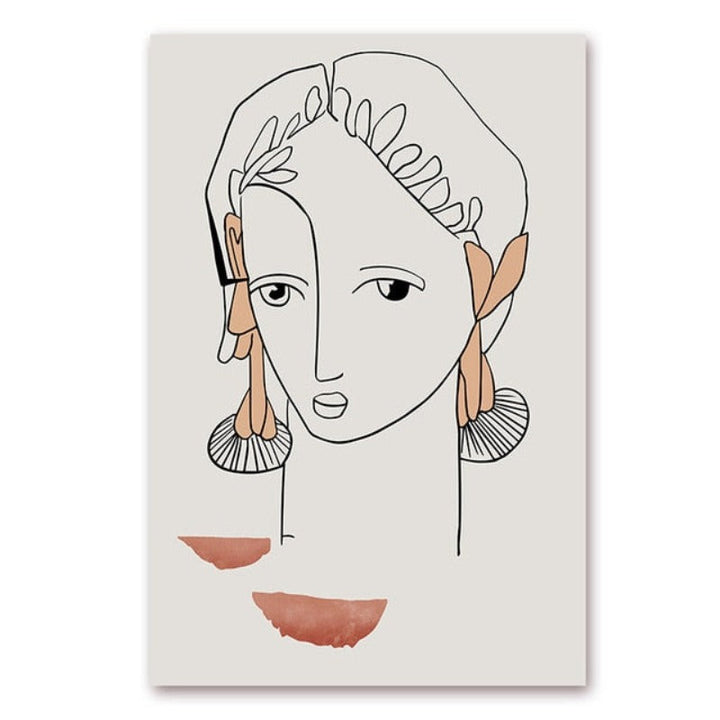 Exotic Female Figures - Canvas Wall Art Painting | Bowlift