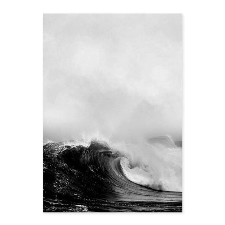 Abstract Scandinavia Black White Wall Art Pictures - Canvas Wall Art Painting | Bowlift