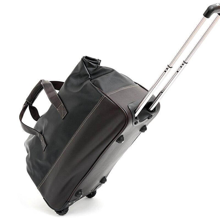 BowLift | Rolling Leather Luggage Waterproof Suitcase