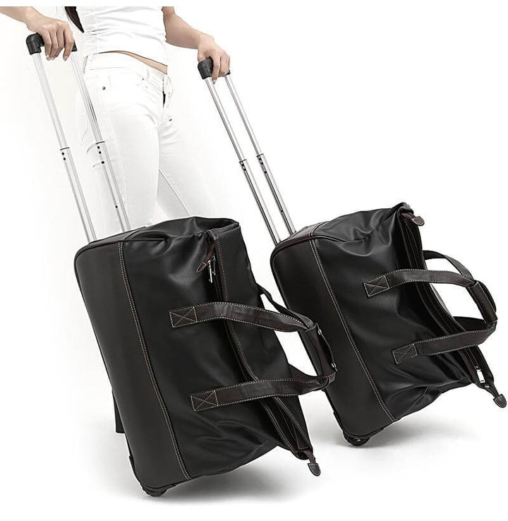 BowLift | Rolling Leather Luggage Waterproof Suitcase