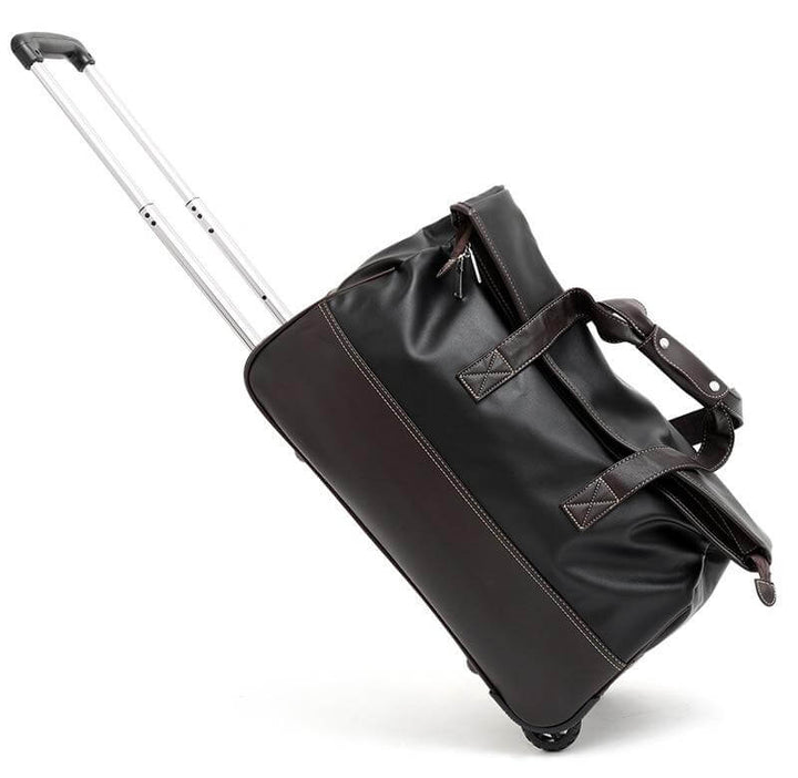 BowLift | Rolling Leather Luggage Waterproof Suitcase