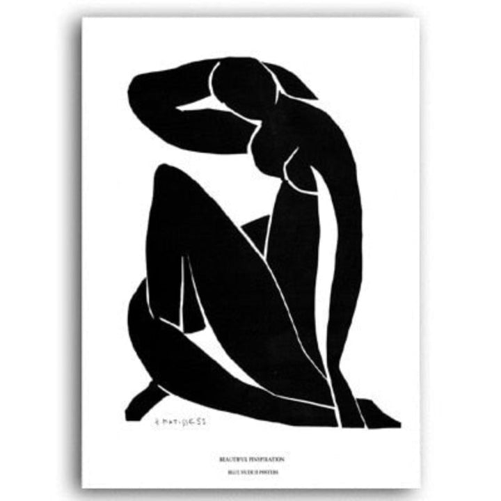 Vintage Abstract Matisse Line Figure Minimalist Europe | Bowlift