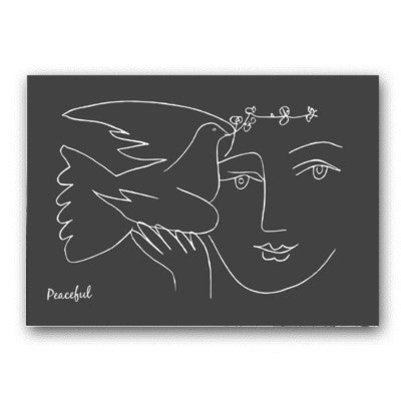 Vintage Abstract Matisse Line Figure Minimalist Europe | Bowlift