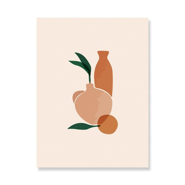 Scandinavia Abstract Still Life Figure - Canvas Wall Art Painting | Bowlift