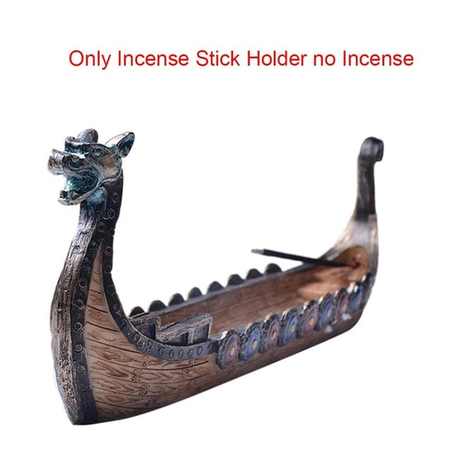 BowLift | Retro Dragon Boat Incense Holder