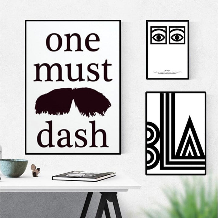 BLA Staring Eyes - Canvas Wall Art Painting | Bowlift