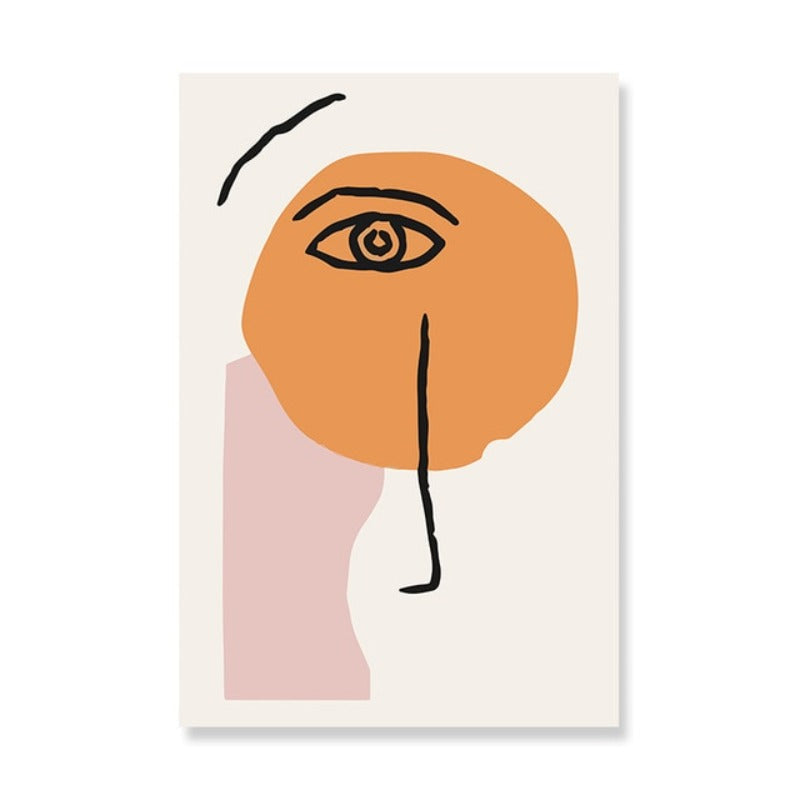 Nude Pink Space - Canvas Wall Art Painting | Bowlift