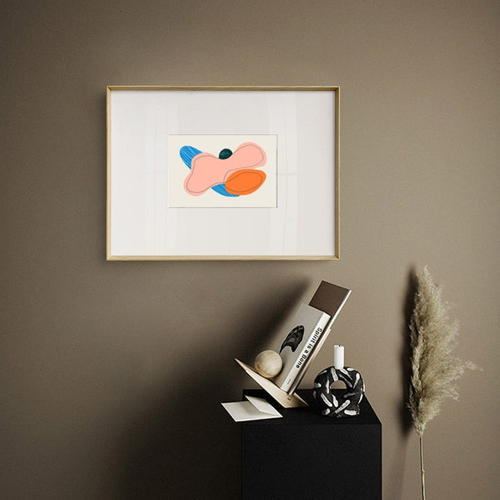 Modern Scandinavia Abstract Figure - Canvas Wall Art Painting | Bowlift