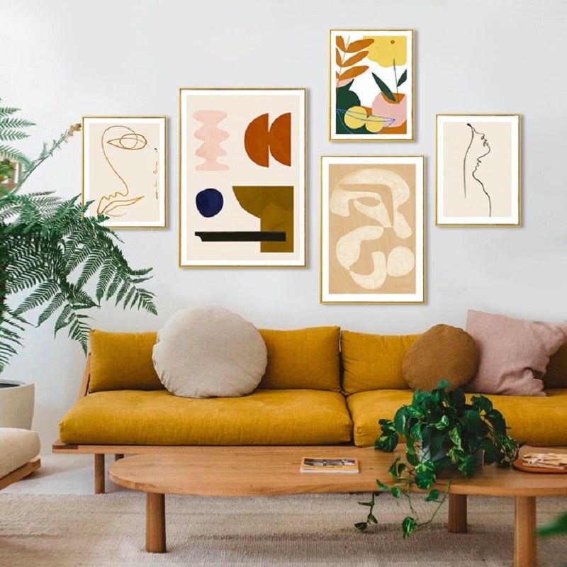 Abstract Scandinavia - Canvas Wall Art Painting | Bowlift
