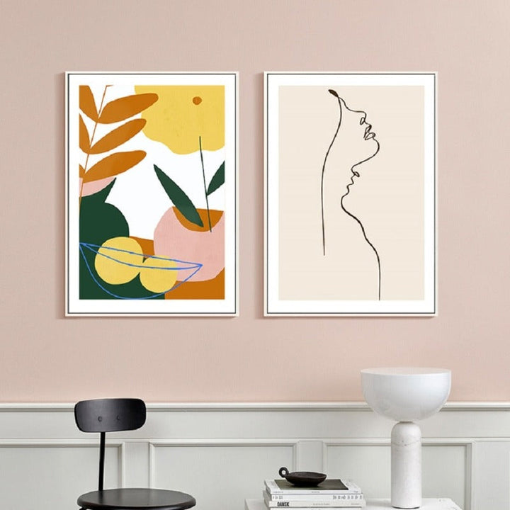 Abstract Scandinavia - Canvas Wall Art Painting | Bowlift
