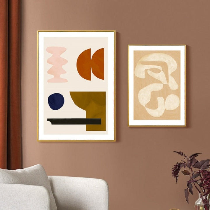 Abstract Scandinavia - Canvas Wall Art Painting | Bowlift