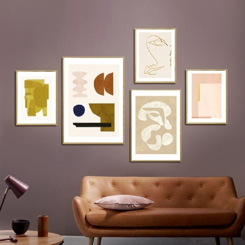 Abstract Scandinavia - Canvas Wall Art Painting | Bowlift