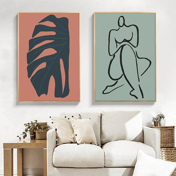 Scandinavia Abstract Still Life - Canvas Wall Art Painting | Bowlift