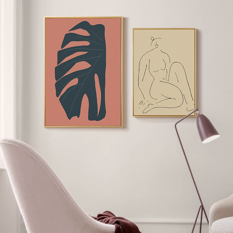 Scandinavia Abstract Still Life - Canvas Wall Art Painting | Bowlift