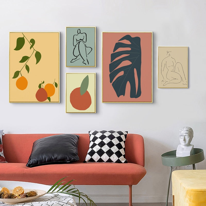 Scandinavia Abstract Still Life - Canvas Wall Art Painting | Bowlift