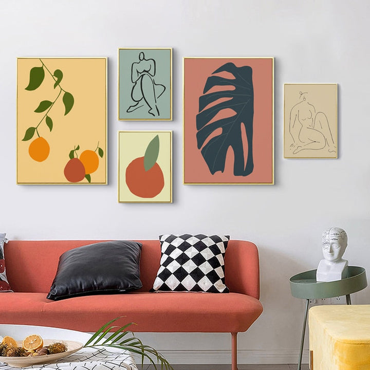 Scandinavia Abstract Still Life - Canvas Wall Art Painting | Bowlift